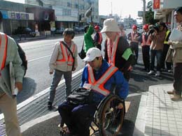 歩道バリアフリー検証07